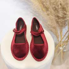 angelica Women Flats - 酒紅色 - 查看 2