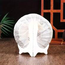 2 Pieces - Foldable Display Rack, Gypsum Painting Tray Rack, Plastic Transparent Base Decorative Rack, Porcelain Tray Tea Cake Rack Display Rack, Tray Display Rack, Bowl Tray Display Rack, Pu'er Tea Cake Base, Supporting Craft Photo Frame Display Rack - Mixed Colors - View 7