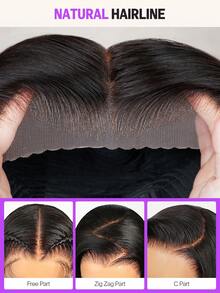 MEGALOOK 30英寸蓬松波浪蕾丝前假发，100%真人发丝，13x4蕾丝，透明蕾丝，蓬松卷曲蕾丝前假发，真人发丝，预先拔毛，自然发际线，长款假发 - 自然外观，日常佩戴，适合办公室、僵尸新娘、万圣节派对、Y2K风格、度假装扮、户外角色扮演、校园、学校假期、圣诞节派对、婚礼、节日等场合，适合女性佩戴。 - SNatural - 查看 7