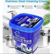 Limpiador en Pasta Multiusos para Cocina, Crema Limpiadora para Ollas y Sartenes Pasta Limpiadora para Acero Inoxidable y Cocina, Limpiador Multiusos para Utensilios de Cocina Crema de Limpieza para Ollas, Sartenes y Superficies, Pasta Limpiadora para Cocina de Uso Doméstico,Limpiador en Crema para Superficies de Cocina, Limpiador para Cocina en Pasta Fácil de Usar - 2pcs - Ver 1