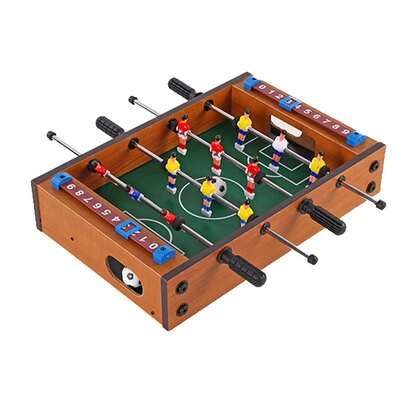 Table Football Wooden 12mm Tabletop Soccer Game for 2 to 4 People Parent Child Toys