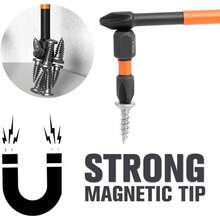 12Pcs Magnetic Anti-Slip PH2 Impact Driver Screwdriver Drill Bit Tool Set - Black 1pc - View 4