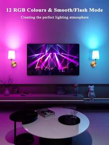 2pcs/1pc Battery Powered Wall Lamp, No Wiring Needed, Rechargeable Dimmable Wall Light With RGB Bulb And Remote Control, Brushed Gold Body With White Minimalist Fabric Shade. Suitable For Modern, Classic And Other Indoor Styles To Enhance The Overall Appearance Of Living Room, Bedroom, Hallway, Foyer, Etc. (Gold) - Wall Lamp - View 4