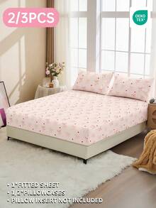 2/3pcs Bedding Set, Bedding, Mattress Protector, Bed Cover, Bed Sheet, Home Decor, Comfortable Home Textile, Breathable Anti-Pilling Mattress Protector, Soft & Skin-Friendly, Soft & Comfortable Bedroom Bedding, Fashionable Mattress Cover - Multicolor - View 10
