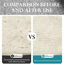 1 cái dụng cụ cạo lông, loại bỏ xơ vải trên quần áo. Dụng cụ loại bỏ lông cầm tay, dùng để loại bỏ xơ vải trên quần áo, ghế sofa, thảm, chiếu và lông thú cưng. - Bền - Xem 8