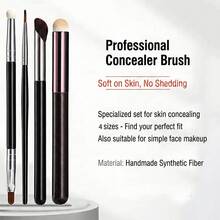 BS-MALL 21/4pcs High Quality Makeup Brush Set, Professional Makeup Artist Makeup Brush Set Including Foundation Brush, Eyeshadow Brush, Highlighter Brush, Powder Brush, Blush Brush, Eyebrow Brush - Black - View 11