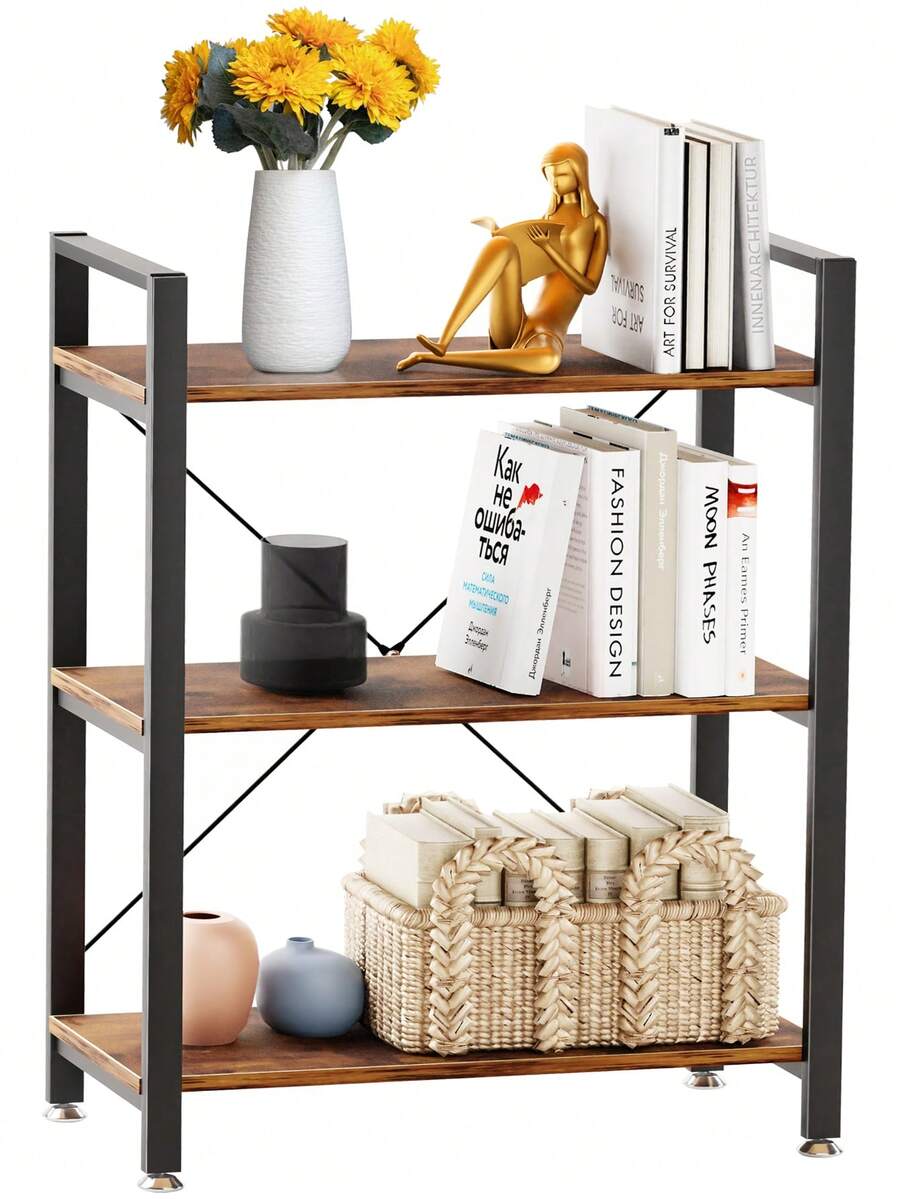 Estante Mueble Organizador Mesa Librero Mesa Auxiliar 60*27*61cm Mesa De Centro Librero Organizador Estantería