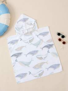 Kids Hooded Bath Towel, Quick Dry Super Absorbent Beach Robe, Suitable For Girls And Children, For Home, Bathing And Beach Use - Multicolor - View 17