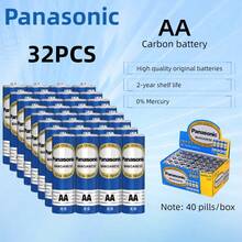 Pin cacbonic dung lượng cao Panasonic 1.5V AA/AAA, pin cacbonic mạnh mẽ, chống cháy nổ, thích hợp cho các thiết bị công suất thấp như báo thức, máy tính, đồng hồ, điều khiển từ xa, đồ chơi, chuột máy tính, v.v. - AA (Panasonic) - Xem 18