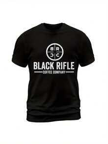 Black Rifle Coffee Company Logo T-Shirt Made In USA Size S-5XL - 黑色 - 查看 2