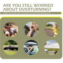 1pc Heavy Duty 118.11-Inch Yellow Nylon Tow Rope, 122lbs Tensile Strength, Front Design For Emergency Vehicle Towing - A - View 9