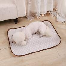 1pc Reusable Pet Pee Pad, Pet Bed Mat, Dog Training Pad, Pet Sofa Mat, Dog Cage Mat, Suitable For Medium/Small Cats & Dogs, Non-Stick, Machine Washable, Granular Texture - Multicolor - View 11