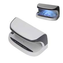 UV Counterfeit Bill Money Detector Automatic On Off Currency Detector for Check Passport Credit Card DC5V 2A - Blanco - Ver 5