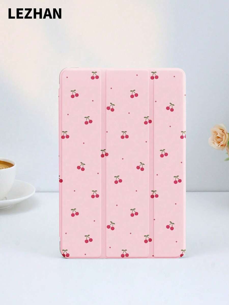 1pc All Black "With God All Things Are Possible" Slogan Tablet Protective Case, Compatible With Apple 10.2", Apple Pro 11" 2021/2020/10th Gen, Apple 11" 11th Gen 2025, Galaxy Tab A8 10.5" 2022, Matepad 10.4"/Tab, With Pencil Slot, Anti-Drop, Tablet Stand Cover - Nhiều màu-2 - Xem 1