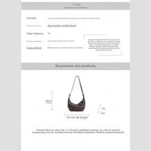 Bolso de Hombro Cruzado Retro para Mujer | Bolso Bandolera Elegante y Versátil Tipo Empanada, Nuevo de Invierno para Trabajo o Diario - Negro - Ver 5
