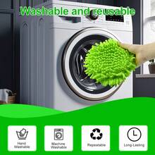 2/4/6片装雪尼尔拖把替换垫，兼容EasyWring单槽系统，清洁力强劲，不伤表面，柔软材质，适用于家具、墙壁、天花板、硬木地板、瓷砖等，三角形魔术贴设计，安装更换便捷，经久耐用，不易掉毛，适合开学季使用。 - 2pcs - 查看 5