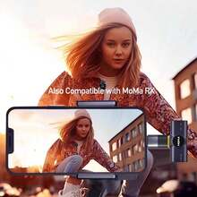 1 bộ chuyển đổi micro mini, đầu nối USB-C cái sang Lightning đực, tương thích với iPhone 14/13/12/11/iPad, điện thoại thông minh/máy tính/bộ thu micro không dây, bộ chuyển đổi âm thanh, bộ chuyển đổi tai nghe. - màu đen - Xem 3