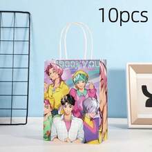 10pcs Cartoon Anime K-Pop Theme Gift Bags, Anime Character Pattern Merchandise, Suitable For Birthday Party, Theme Party And Candy Packaging - Girls - View 11