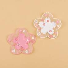 1 chiếc đế lót ly hình hoa màu hồng 11.5cm, thích hợp cho cốc cà phê, cốc trà sữa, v.v., có nhiều kích cỡ khác nhau, cách nhiệt cho bàn làm việc, đồ dùng văn phòng - đồ dùng học tập - quà Giáng sinh - quà Lễ Tạ ơn - đế lót ly quán cà phê - đế lót ly nhà hàng - Nhiều màu - Xem 17