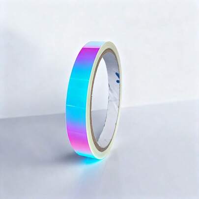 Glow In The Dark Tape 5m Long - Multi-Size (10mm, 15mm, 20mm, 25mm, 30mm, 50mm) | Neon Colorful Glow Tape For Home Decor, DIY Crafts, Safety Marking, Night Running, Party Decorations, Entertainment Projects, Walls, Floors, Car & Creative Uses