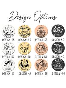 Ayotu 1pc Customizable Stainless Steel Pet ID Tag, Personalized Engraving On Front And Back, Circular Design For Dogs Cats, Dog Collar Tag, Pet Accessories, Pet Lover Birthday Gift - Multicolor - View 6