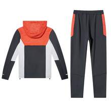 TIANXICO Men's Full Tracksuit Set Sweat Suit Activewear Gym Clothes Track Suits For Men - 橘色 - 查看 2