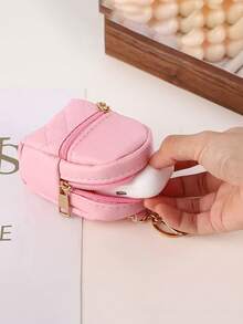 1pc Customized Personalized Coin Purse, DIY Text, Convenient Carry, Suitable For Hanging On Bags, Backpacks, Keys, Mini Wallet, Card Holder, Coin Pouch, Mini Storage Bag, Gift For Friends, Girlfriend, Family, Mother, Holiday Gift - Multicolor - View 3