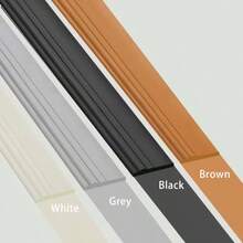 1pc 2m/78.74in Self-Adhesive Baseboard Wall Sticker, 3D Skirting Board Decor Wallpaper For TV Background, Easy To Install And Remove Flooring Corner Trim Sticker For Home - Multicolor - View 10