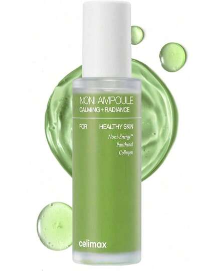 Ampolla energética de noni de 50 ml | Con extracto de noni, suero hidratante, humectante y calmante para arrugas y líneas finas, ampolla suave para el rostro