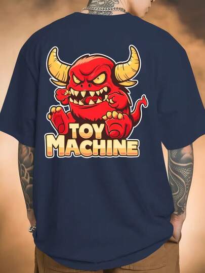Camiseta Toy Machine Devil Camisa Blusa Unissex Masculino Feminino 100% Algodão Top Premium Street Wear Lançamento Envio Imediato Varias Cores!! Plus Size