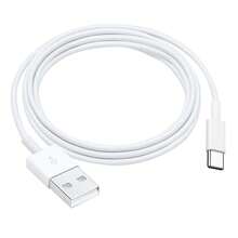 1/2/5条装 USB-A 转 USB-C 3.3 英尺/100 厘米充电线，快充数据线，兼容 17/16/15 Pro Max Plus - 白色 - 查看 11