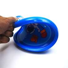 Disco volador suave para niños, juego de deportes al aire libre, playa, lago, piscina, captura de discos de lanzamiento para adultos y niños, juego de disco volador LWQN - B Color aleatorio 1 pieza - Ver 7