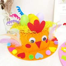 Children's Easter DIY Hat Kit - Holiday Costume Craft Materials - Multicolor - View 6