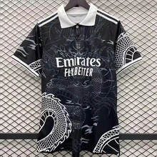 Madrid Special Edition Soccer Jersey- Black Dragon Short-Sleeved T-Shirt - màu đen - Xem 1