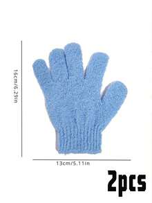 10pcs Exfoliating Bath Gloves, 4 Pairs Double-Sided Deep Cleansing Body Scrubber Gloves For Women And Men, Reusable Shower Spa Massage Sponge Scrub Gloves, Effectively Removes Dead Skin Cells, Full Body Cleansing - Multicolor - View 12