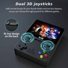 Nëw X6 Händhëld HD Duäl Jôystickër PSP7 "Rëtrô ëmulätôr Bôxing ëmpërôr GBä ärcädë - 黑色 - 查看 2