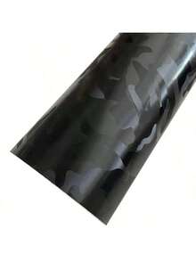 1pc Ghost Black Car Wrap Film, Suitable For Most Vehicles, Car Body, Modification Sticker, Color Change Car Wrap - One Size Fits All - View 10