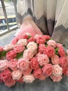 200克渐变长绒毛纱线 - 手工编织纱线，适用于帽子、围巾、服装、DIY工艺品 - 多色 - 查看 9