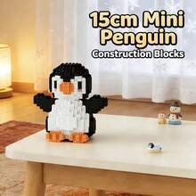 6000+Pcs Cute Penguin 3D Puzzle Building Blocks Toy, Creative Puzzle Toy, 3D Puzzle Decor, Penguin & Duckling Small Particle Assembly Toy, 3D Ornament Gift For Holiday & Birthday - Multicolor - View 5