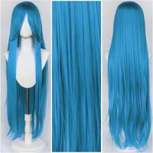 Karida 60cm/24inch Extra Long Straight Synthetic Hair Wig With Bangs, Colorful, Suitable For Daily Use, Cosplay, Halloween, Christmas, St. Patrick's Day And Other Costume Parties - Multicolor - View 148