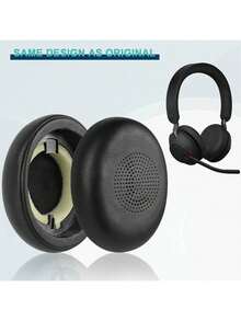 Earpads Replacement For Jabra Evolve2 65 (Evolve 2 65MS 65UC MS UC)/Evolve2 40 (40UC 40MS USB)/Elite 45h On-Ear Wireless Headset, Ear Pads Cushions With Softer Protein Leather. - one-size - View 7