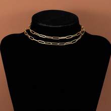 5pcs Stainless Steel Simple Versatile Necklace Chain, 45cm + 5cm Extension, With Lobster Clasp, Suitable For Necklace DIY Jewelry Making - Multicolor - View 7