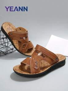 JJJ Women's New Brown Versatile Adjustable Flat Sandals, Suitable For Beach, Vacation, Casual Daily Wear, Unisex - Mocha Brown - View 6