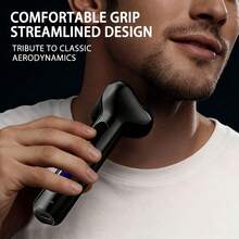 SKYWORTH 2-In-1 Electric Shaver For Men, Tri-Blade Rotary Beard Razor With Nose Hair Trimmer, Fast Rechargeable Grooming Shaver For Daily Face & Detail Grooming, Multi-Purpose Gift For Men - Multicolor - View 7