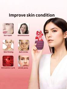 Ice Roller For Face Eyes And Neck, Ice Face Roller, Reduce Migraine Pain,Reusable Massage Silicone Ice Mold With - Multicolor - View 9