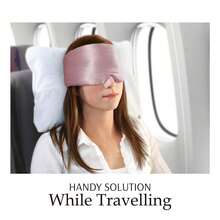 1pc 100% Silk Luxurious Unisex Silk Sleep Mask: Comfortable, Breathable & Perfect For Travel - Solid Color & Adjustable For Ultimate Rest, Soft Sleep Mask Eye Mask For Man And Woman For Bedroom,Travel, Office, School, Back To School Supplies. - Multicolor - View 8