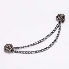 1/3pcs Clover Magnetic Button T-Shirt, Adjustable Shortened Length, Magnetic Waist Buckle, Slim Fit - Camellia - View 8