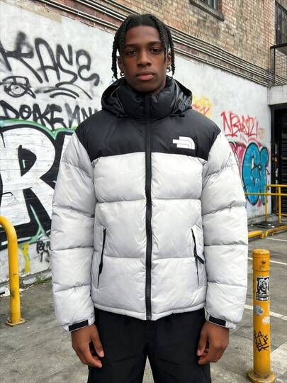 Button-Down Hooded Warm Down Jacket, Men's Fashionable Casual Wear, Winter Fashion