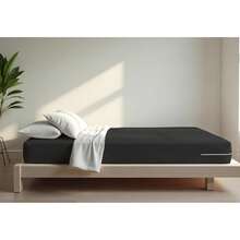 Double Gel Knit Mattress Cover With Zipper - 芥末黃 - 查看 4
