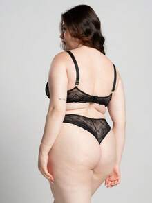 Plus Size Sexy Lingerie - Black - View 3